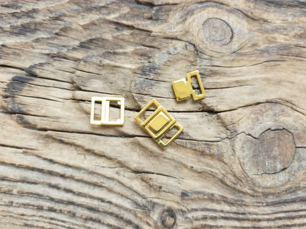 Застібка для купальника арт. MX F-1588/Gold/10mm